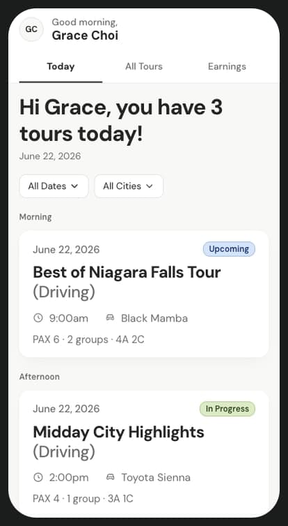 The Today card, first redesign
